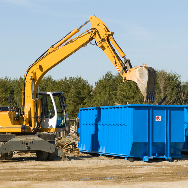 are there any restrictions on where a residential dumpster can be placed in Cornville AZ